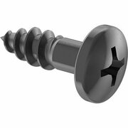 BSC PREFERRED Screws for Particleboard and Fiberboard Rounded Head Black-Phosp Steel Number 8 Size 1/2 L, 100PK 91555A102